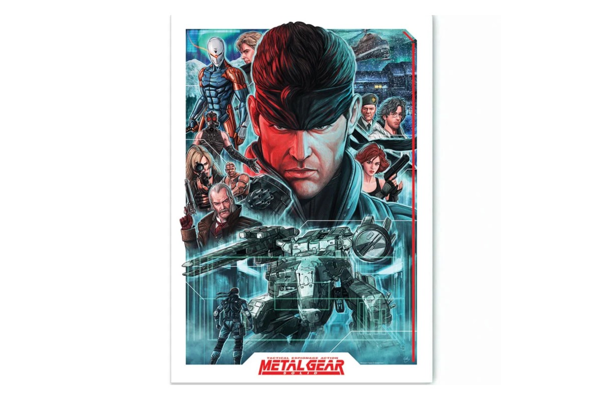 Metal Gear Solid Montage Limited Edition Art Print Metal Gear Solid Montage Limited Edition Art Print
